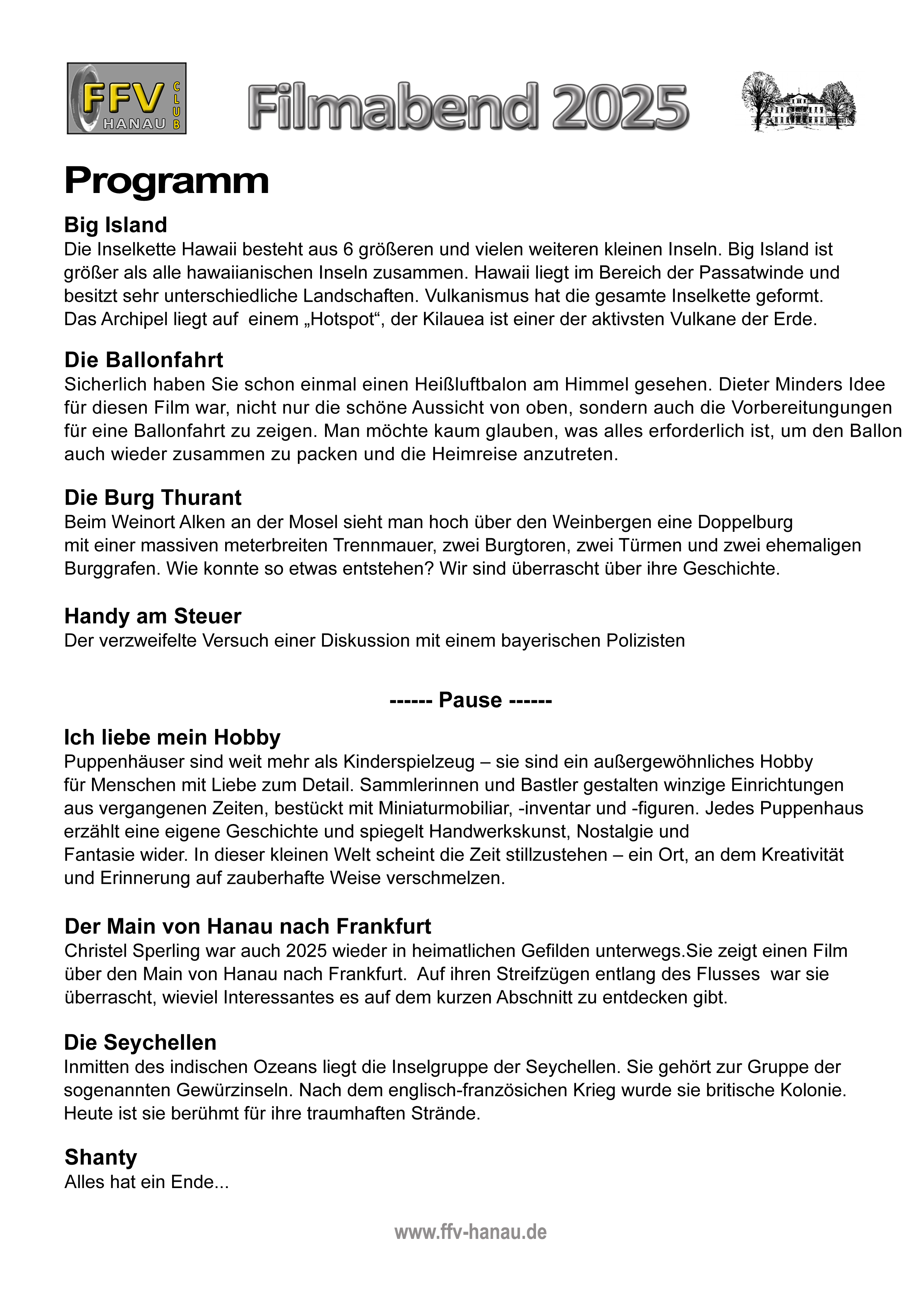 Programm 2025 Seite 2